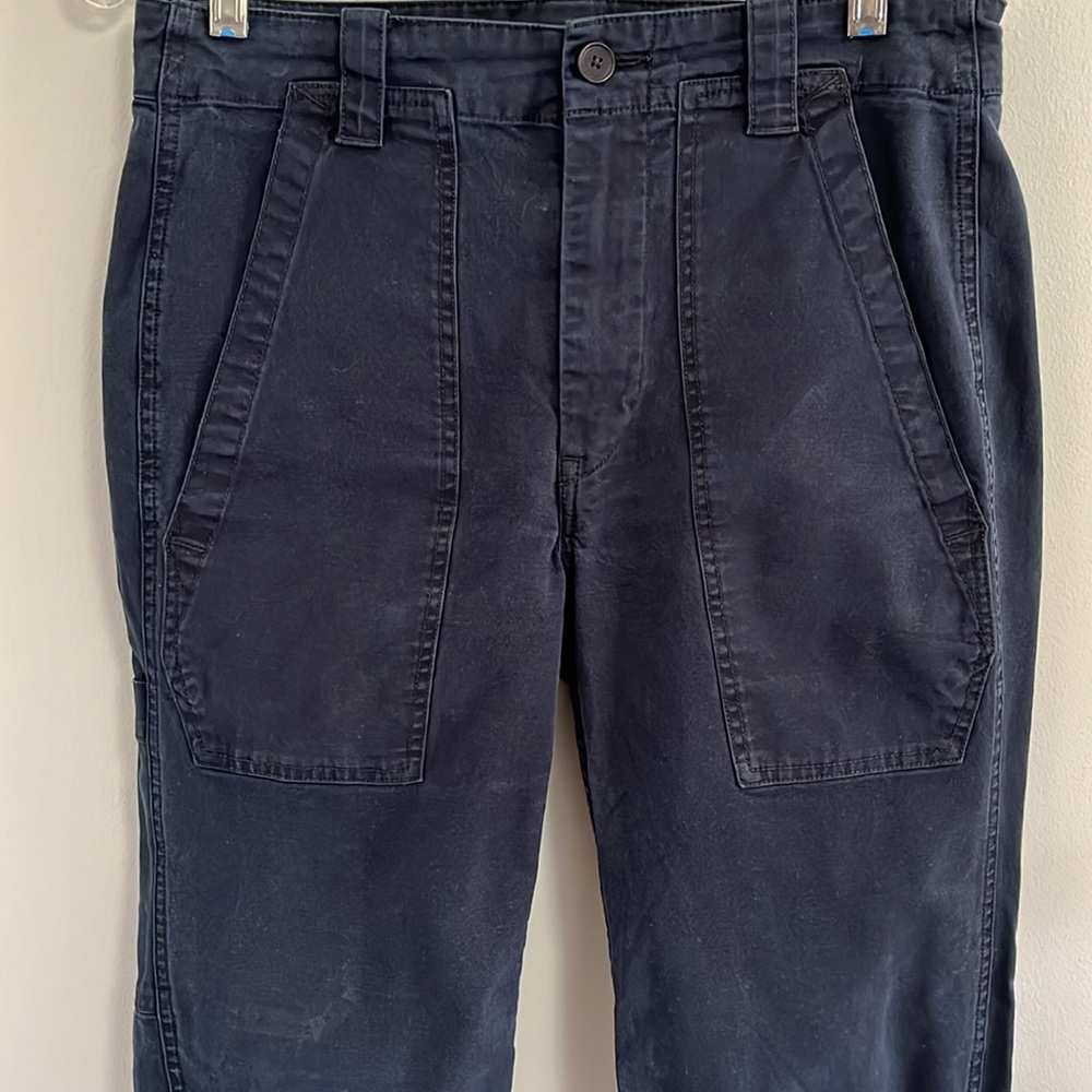 Vince Navy Military Cropped Pants - Picture 3 of 8